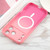 iPhone 17 Pro Max Liquid TPU Silicone Gradient MagSafe Phone Case - Pink Red