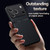 iPhone 17 Pro Max Litchi Leather Magnetic Full Coverage Shockproof Phone Case - Navy Blue