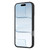 iPhone 17 Pro Max Litchi Pattern Magnetic Card Bag Holder Phone Case - Black