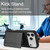 iPhone 17 Pro Max Litchi Pattern Magnetic Card Bag Holder Phone Case - Black