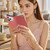 iPhone 17 Pro Max Litchi Texture Wallet Mirror Leather Phone Case - Red