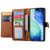 iPhone 17 Pro Max Love Zipper Lanyard Leather Phone Case - Brown