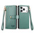 iPhone 17 Pro Max Love Zipper Lanyard Leather Phone Case - Green