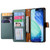 iPhone 17 Pro Max Love Zipper Lanyard Leather Phone Case - Green