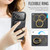 iPhone 17 Pro Max MAGKING K1 MagSafe Detachable Wallet RFID Back Cover Phone Case - Black