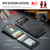 iPhone 17 Pro Max MAGKING K1 MagSafe Detachable Wallet RFID Back Cover Phone Case - Black