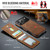 iPhone 17 Pro Max MAGKING K1 MagSafe Detachable Wallet RFID Back Cover Phone Case - Brown