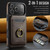 iPhone 17 Pro Max MAGKING K1 MagSafe Detachable Wallet RFID Back Cover Phone Case - Coffee