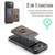 iPhone 17 Pro Max MAGKING K1 MagSafe Detachable Wallet RFID Back Cover Phone Case - Coffee