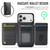 iPhone 17 Pro Max MAGKING K3 Series MagSafe RFID K3 Pro Card Bag Detachable Phone Case - Black