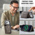 iPhone 17 Pro Max MAGKING K4 Series MagSafe RFID Tri-fold Card Bag Detachable Phone Case - Coffee