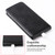 iPhone 17 Pro Max Magnetic Vertical Flip Leather Phone Case with Buckle - Black
