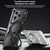 iPhone 17 Pro Max Mechanical Gear MagSafe Holder Borderless Metal Phone Case - Gold