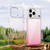 iPhone 17 Pro Max Metal Lens Frame Gradient PC MagSafe Phone Case - Pink