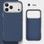 iPhone 17 Pro Max Mocome Plain Magnetic Shockproof Phone Case - Blue