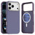iPhone 17 Pro Max Mocome Plain Magnetic Shockproof Phone Case - Purple