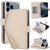 iPhone 17 Pro Max Multi-Card Wallet RFID Leather Phone Case - Apricot