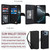 iPhone 17 Pro Max Multi-Card Wallet RFID Leather Phone Case - Black