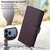 iPhone 17 Pro Max Multi-Card Wallet RFID Leather Phone Case - Dark Purple