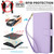 iPhone 17 Pro Max Multi-Card Wallet RFID Leather Phone Case - Light Purple