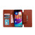 iPhone 17 Pro Max Multifunctional 7-Cards Wallet Leather Phone Case - Brown