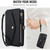 iPhone 17 Pro Max Multifunctional Wallet Detachable Leather Phone Case with Lanyard - Black
