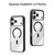 iPhone 17 Pro Max Mutural Mist MagSafe Series Magnetic PC Hybrid TPU Phone Case - White