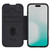 iPhone 17 Pro Max NILLKIN QIN Series Pro Sliding Camera Cover Design Leather Phone Case - Black