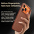 iPhone 17 Pro Max Official Tech Fabric Texture Side-Stick TPU Magsafe Phone Case with AI Camera Button - Brown