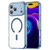 iPhone 17 Pro Max PC Hybrid TPU Airbag Shockproof MagSafe Phone Case - Transparent Blue