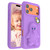 iPhone 17 Pro Max Penguin Baby EVA Shockproof Phone Case with Holder - Purple