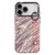 iPhone 17 Pro Max Plating Ripples Texture Wristband Holder TPU Phone Case with Lens Film - Pink