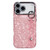 iPhone 17 Pro Max Plating Shell Texture Wristband Holder TPU Phone Case with Lens Film - Pink