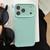iPhone 17 Pro Max Precision Hole Camera Frame Solid Color Phone Case - Green