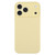 iPhone 17 Pro Max Pure Color Liquid Silicone Fine Pore Phone Case - Creamy Yellow