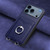 iPhone 17 Pro Max R20 Ring Card Holder Phone Case - Blue