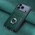 iPhone 17 Pro Max R20 Ring Card Holder Phone Case - Green