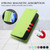 iPhone 17 Pro Max RC01 Dual-Folded Magnetic Suction RFID Leather Phone Case - Grass Green