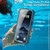 iPhone 17 Pro Max RedPepper IP68 Waterproof Triple-proof MagSafe Phone Case - Cyan + Lake Blue