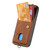 iPhone 17 Pro Max Retro Card Wallet Fold Leather Phone Case with Strap - Brown