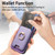 iPhone 17 Pro Max Retro Cross Leather Card Bag MagSafe Phone Case - Purple
