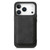 iPhone 17 Pro Max Retro Leather Card Bag Magnetic Phone Case - Black