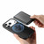iPhone 17 Pro Max Retro Magsafe Card Bag PU Back Cover Phone Case - Black