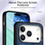 iPhone 17 Pro Max Retro Skin-feel Ring Card Wallet Phone Case - Blue