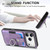iPhone 17 Pro Max Retro Skin-feel Ring Card Wallet Phone Case - Purple