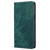 iPhone 17 Pro Max RFID Anti-theft Brush Magnetic Leather Phone Case - Green