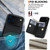 iPhone 17 Pro Max RFID Anti-theft Card Ring Holder Phone Case - Black