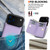 iPhone 17 Pro Max RFID Anti-theft Card Ring Holder Phone Case - Purple