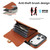 iPhone 17 Pro Max RFID Card Slot Phone Case with Long Lanyard - Brown