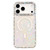 iPhone 17 Pro Max Rhinestone Dual-side IMD PC Hybrid TPU Magnetic Phone Case - Heart Transparent